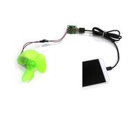 JHXHFJXZ 1 Set Electrical Mini Wind Generator Alternator DIY Kit Portable Emergency Mobile Phone Charger Micro Wind Turbine Motor for Physical Power Generation Experiment