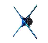 JHXHFJXZ 1080P 65Cm/25.6in 3d Holographic Fan Light Vedio Hologram Fans Display For Advertising 32GB 3D Holograph Holo Fan Projector Easy to Change Video