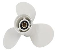 JHXHFJXZ 11 3/4 × 10-G Marine Propeller - Suitable For Outboard Engine T25 30hp 40hp 55hp 60hp Replacement 663-45954-01-EL, 13 Spline Tooth Fit Your Boat Well