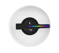 JHXHFJXZ 11CM 3D Hologram Fan Led Hologram Display Projector Outdoor Advertising Machine 450X450 For Business Store Signs, Bar Easy to Change Video