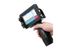 JHXHFJXZ 12.7mm Handheld Inkjet Printer Gun For Plastic Metal Barcode Batch Numbers Bar Expiry Date Coding Machine Non-encrypted Wide Printing Material(Include 1 Cartridge)
