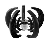 JHXHFJXZ 1200W Wind Turbines Kit 5 Blades Power Generator For Boat Charging Black Lantern Type Industrial Energy Equipment for Home, Farm, RVs, Boats(12V)