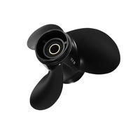 JHXHFJXZ 15-35HP 778863/175191 Aluminum Alloy 10 x 13 Marine Outboard Propeller 3 Blades 14 Spline Tooth Black Fit Your Boat Well