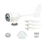 JHXHFJXZ 15KW 10KW 20KW 24V 48V Wind Turbine Generator Low Speed Windmill AC Output Household Horizontal Complete Kit for Home, Farm, RVs, Boats(With mppt control,24V_15KW)