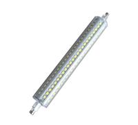 JHXHFJXZ 1PC Dimming LED Corn Light Bulb R7s 360° Horizontal PL Flood Lamp 2835SMD 189MM 15W with Cover Suitable for Garages, Warehouses, Factories(Natural White)