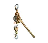 JHXHFJXZ 1T Hand Puller With 1Ton Wire Grip, Ratchet Cable Puller Hand Steel Wire Rope Puller Ratchet Pulling Wire Grip Precisely Control the Movement