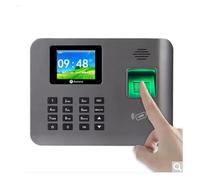JHXHFJXZ 2.4Inch TFT Screen Build-in Battery WIFI Fingerprint Time Attendance Machine GPS Time Clock Employee Control Machine Electronic for Small Businesses