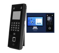 JHXHFJXZ 2.8inch 300 Face Recognition 3000 Fingerprint Capacity Time Clock With RFID Card Access Control Time Attendance For Door Lock System for Small Businesses(TYPE 3)