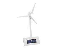 JHXHFJXZ 2 In 1 Solar Wind Generator Model Exhibition Stand Windmill Educational Assembly Kit Desktop Decoration Power Generator for Physical Power Generation Experiment(Type 2)