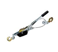 JHXHFJXZ 2 Ton Hand Wire Puller Winch Ratchet Cable Puller, Power Puller Cable Tightener 2 Hooks Precisely Control the Movement