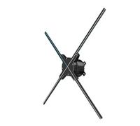 JHXHFJXZ 25.6in 65CM 3D Hologram Fan 4K Holographic Advertising Projector WIFI LED Light For Event Part Decoration Wedding Easy to Change Video