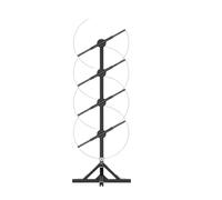 JHXHFJXZ 3/4pcs 45cm 17.7in 3D Fan With Bracket Projector Led Advertising Display Light Holographic Lamp Support Splicing Easy to Change Video(45cm 4pcs set)