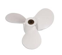 JHXHFJXZ 3-Blade Aluminum Propeller, 4-6 Outboard Propeller Fit Your Boat Well