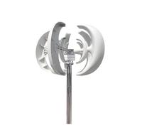 JHXHFJXZ 3000W 24V 48V Vertical Wind Turbine Small Wind Turbine Home Use Low Noise High Efficiency for Home, Farm, RVs, Boats(Red,MPPT HYBRID CONTROL_48V)