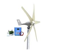 JHXHFJXZ 3000W Horizontal Turbine Generator Kit 12V/24V/48V Low Noise Wind Power Generator With Controller for Home, Farm, RVs, Boats(Model2,24V_3000W)