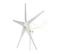 JHXHFJXZ 3000W Horizontal Wind Turbine Generator Kit With Controller 12V/24V/48V Low Noise Turbine Hybrid Solar Wind System White for Home, Farm, RVs, Boats(Model1,24V_3000W)
