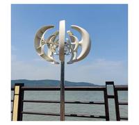 JHXHFJXZ 3000W Wind Turbine Generator Kit, 24V 48V Vertical Wind Turbine Household Low Noise And Efficient Solar Cell System for Home, Farm, RVs, Boats(With LCD controller,12V)