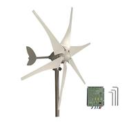 JHXHFJXZ 3000W Wind Turbine Kit Horizontal Turbine 12V/24V/48V Low Noise Wind Power Generator With MPPT Controller for Home, Farm, RVs, Boats(Model1,12V_3000W)