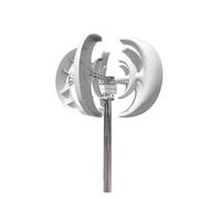 JHXHFJXZ 3000W Wind Turbines Generator 24V 48V Vertical Wind Turbine Small Wind Turbine Home Use Low Noise High Efficiency for Home, Farm, RVs, Boats(Red,MPPT HYBRID CONTROL_48V)