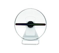 JHXHFJXZ 30cm Mini 3D Hologram Fan, Resolution 512 * 512px Table LED Holographic Advertising Display For Trade Shows, Parties, And Events Easy to Change Video
