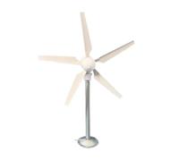 JHXHFJXZ 35W Vertical Axis Wind Turbine Model DIY 5 Blades Three Phase Permanent Magnet Brushless Generator Portable Low Speed Windmill for Physical Power Generation Experiment(Model 2)