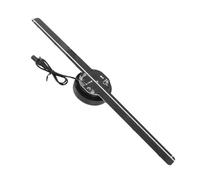 JHXHFJXZ 3D HD Hologram Fan 224 LED Lamp Beads Projector Wifi 42cm LED Sign Holographic Player support Image Video Advertising Display Easy to Change Video