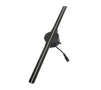 JHXHFJXZ 3D Hologram Fan 16.5in 2000x224 Holographic Advertising Projector With 224 LED Light Beads For Business Store Easy to Change Video