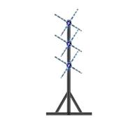 JHXHFJXZ 4 Blades 3D Hologram Fan, 52CM 65CM Advertising Playing Equipment 3D Holographic Display For Trade Shows, Parties And Events Easy to Change Video(65CM)