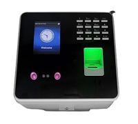 JHXHFJXZ 5.0 Biometric Face Attendance System Fingerprint Time Clock Employee Attendace Management Electronic Device for Small Businesses