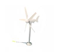 JHXHFJXZ 5-blade Micro Wind Turbine Model Three-phase Permanent Magnet Brushless Outdoor Science And Education Windmill DIY for Physical Power Generation Experiment