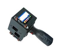 JHXHFJXZ 50mm Portable Handheld Thermal Inkjet Printer QR Barcode Batch Number Logo Expiry Date Wide Printing Material(With 2 ink)