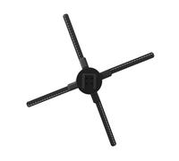 JHXHFJXZ 52CM 3D Hologram Fan 576Pcs LED Holographic Advertising Logo Lamp Display Wifi 3D Naked Eye Fan For Business,Bar,Halloween Easy to Change Video