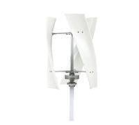 JHXHFJXZ 5KW 5000W 3000W 6KW Vertical Axis Windmill Turbine Generator 12V 24V 48V With Hybrid Charge High Voltage Boost Controller for Home, Farm, RVs, Boats(White,12V_5KW)