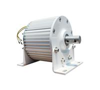 JHXHFJXZ 5KW 6KW 8KW Permanent Magnet Generator 24V 48V 96V Three-Phase Power Generators Low RPM For Windmill Water Turbine for Home, Farm, RVs, Boats(With Base,220_6KW)