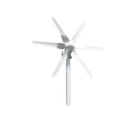 JHXHFJXZ 6 Blades 1500W 12V 24V Wind Turbine Generator Windmill With PWM Controller Homeuse Low Wind Speed Start for Home, Farm, RVs, Boats(With MPPT Controller,48V)