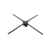 JHXHFJXZ 65-100CM 3D Hologram Fan, Display Advertising HD LED Light Holographic Projector With Video Library For Business,Bar, Parties, And Events Easy to Change Video(75cm)