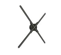 JHXHFJXZ 65CM 3D Hologram Fan, LED Holographic Advertising Display Equipment 3d Projector For Business,Bar,Halloween Easy to Change Video