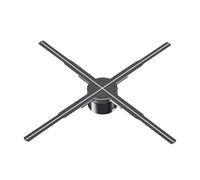 JHXHFJXZ 65cm Holographic Fan Screen 768 Led Sign Neon HD 2000 * 1536 Resolution Naked Eye 3d Hd Projector Advertising Light Easy to Change Video