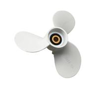 JHXHFJXZ 6E0-45941-01-El Aluminum Alloy Propeller 7 1/2X8-Ba For 4-6 Engine 3 Blades 9 Spline Tooth White R Rotation Fit Your Boat Well