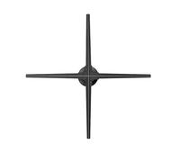 JHXHFJXZ 75/100cm 3D Hologram Fan With WiFi And App Control LED Holographic Advertising Equipment For Trade Shows, Parties, And Events Easy to Change Video(75cm)