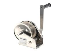 JHXHFJXZ 800-2600LBS Boat Truck Self Locking Wire Rope Cable Ratcheting Manual Hand Winch Precisely Control the Movement(1600LBS,8 Meters Cable Hook)