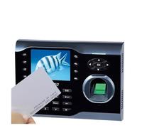 JHXHFJXZ 8000 Fingerprint Time Clock 3.5 Inch Color Screen High-Speed Fingerprint Time Attendance Finerprint Time Clock For Small Businesses for Small Businesses(ID card)