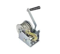JHXHFJXZ 8M 500lbs Manual Drum Small Hand Crane Hoist Crane Small Yacht Winch Wire Rope Winch Material Handling Tool Precisely Control the Movement