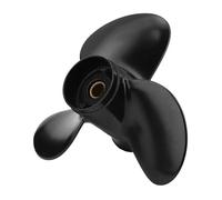 JHXHFJXZ 9 1/4 X12 Marine Engine Outboard Propeller 10 Spline Teeth 3 Blade Rotating Propeller Fit Your Boat Well
