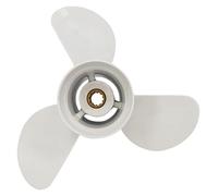 JHXHFJXZ 9 7/8 × 14-F Marine Propeller Suitable for outboard engine 20HP 25HP 30HP F25 replacement 664-45952-00-EL, 10 tooth spline teeth Fit Your Boat Well