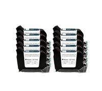 JHXHFJXZ A Level Ink Handheld Online Inkjet Printer Cartridge Quick Dry Black B Level 12.7mm Original Parts Office Wide Printing Material(10PCS)