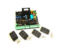 JHXHFJXZ AC PCB Board Of Automatic Double Arms Swing Gate Opener Control Board Panel Motherboard Card for Factories, Schools, Residences(1 remote)