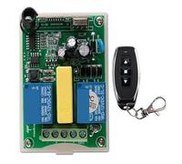 JHXHFJXZ AC Wireless Remote Control Switch Receiver + Transmitter Motor Garage Door Projection Screen Shutters for Factories, Schools, Residences(Kit1)
