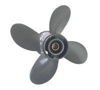 JHXHFJXZ Aluminum Alloy 4-blade Propeller, Semi-solid Extrusion Casting, Suitable For 8-20 Horsepower Fit Your Boat Well(9 1/4X11 4blade)
