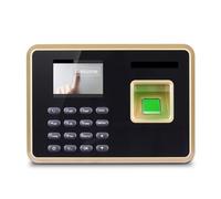 JHXHFJXZ Attendance Machine Punch Card Machine Employee Fingerprint Recognition Biometric Employee Attendance Machine for Small Businesses